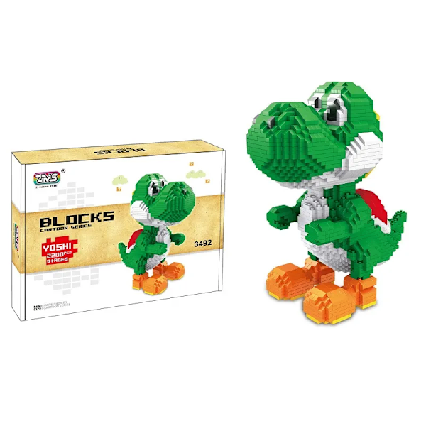 Magic Blocks Yoshe  Blocks Marie bowwser Micro blocks Anime DIY Building Leksaker