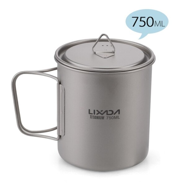 Vatten kopp mugg med vikbart handtag