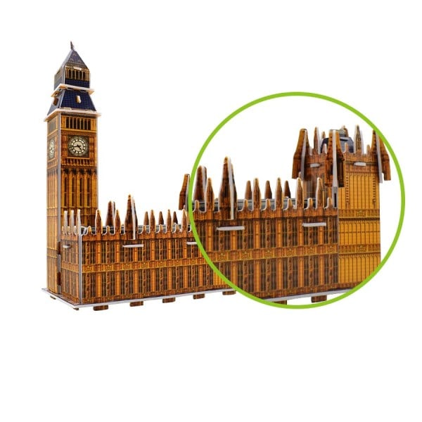 Big Ben Bygning 3D Puslespill Leker for Barn Verden attraksjoner Pedagogisk Gjør selv Håndlaget Montering Puslespill Leketøy