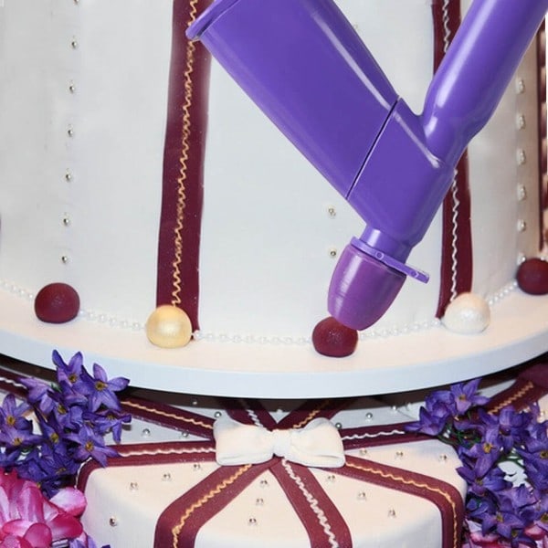DIY Plast Perle Applikator Fondant Kake Dekorering Verktøy Perle Ball Applikator