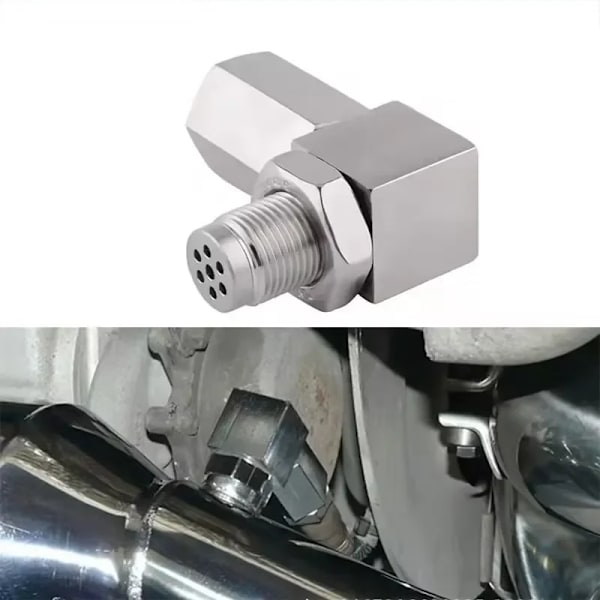 Hög kvalitet  Avgas Katalysator Bakre Syre Sensor Spacer 90 Degree Mini Katalysator Lambda O2 Adapter CEL Fix, M18*1.5