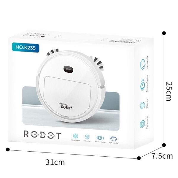 USB Sweeping Robot Støvsuger Mopping 3 In 1 Smart Trådløs Rengjøring Sweep gulv