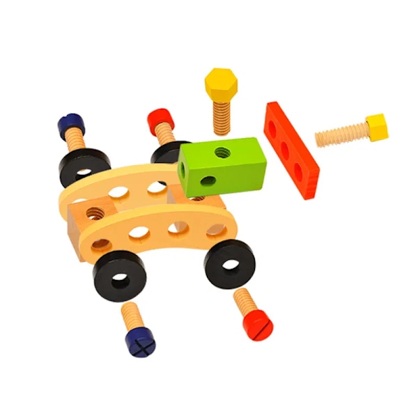 Koulutus Montessori Lapset lelut Puinen Toolbox Pretend Play setti