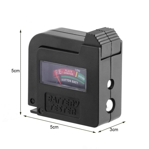 Batteri Tester Checker BT860 Håndholdt Letvægts Universal Batteri Spænding Tester Monitor
