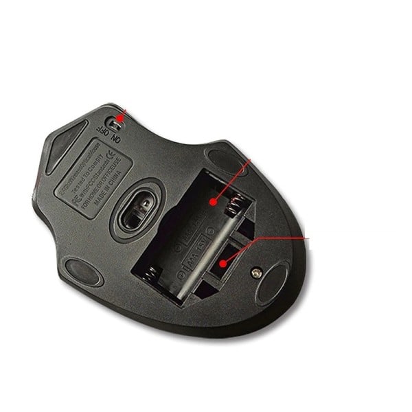 USB 3.0 Mottaker Trådløs Mus 2.4G Silent Mus 4 knapper 2000DPI Optisk Datamaskin Mus