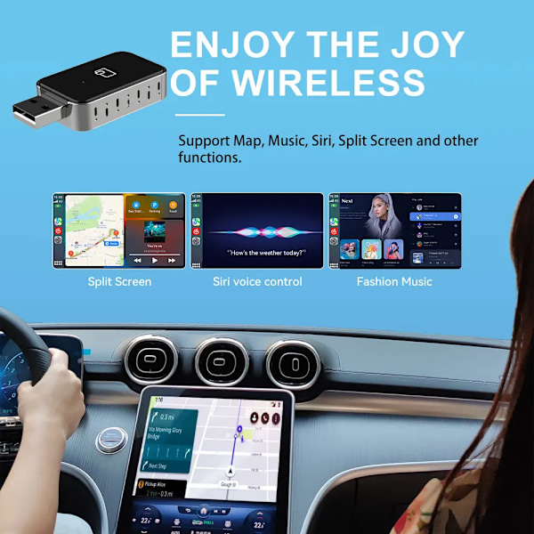 Langaton CarPlay Android Auto Langaton sovitin