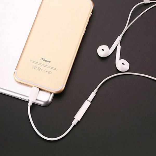 Lightning To 3 5 mm Jack Adapter Hörlurar Omvandlare Audio Aux Adaptrar