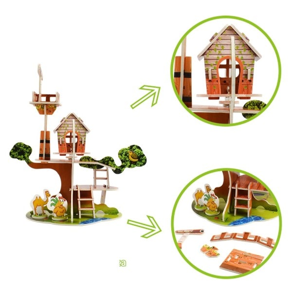 Cardboard 3D Pulma Koulutuslelut lapsille iq pelit harrastus kokoonpano sarjakuva rakennus