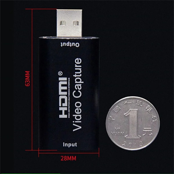 4K HDMI-kompatibel Video Capture Card Streaming Board Capture USB 2.0 1080P Card Grabber Recorder Box