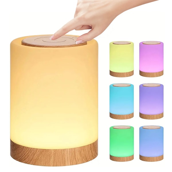 Smart LED Natt Ljus,Portable Touch Control Bord Lampa
