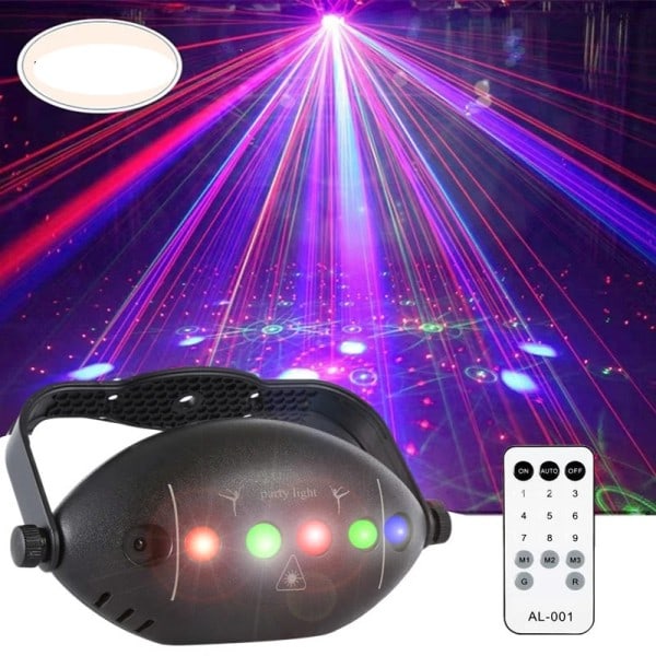 RGB Disco Valot Stage DJ bileet Laser valo projektori valo