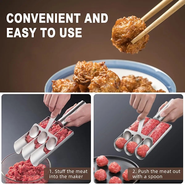 Easy-Release Non-Stick Meatball Maker Set