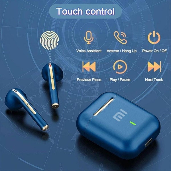 Trådløs Øretelefon Støj Annullerer Bluetooth Headset HD Business Hovedtelefon In-Ear Handsfree Med Mic