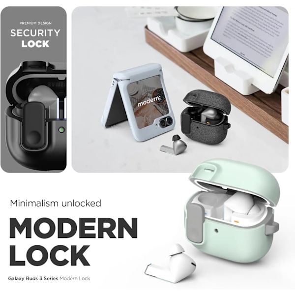 Sikkerhed Lås Case til Galaxy Buds 3 & Galaxy Buds 3 Pro