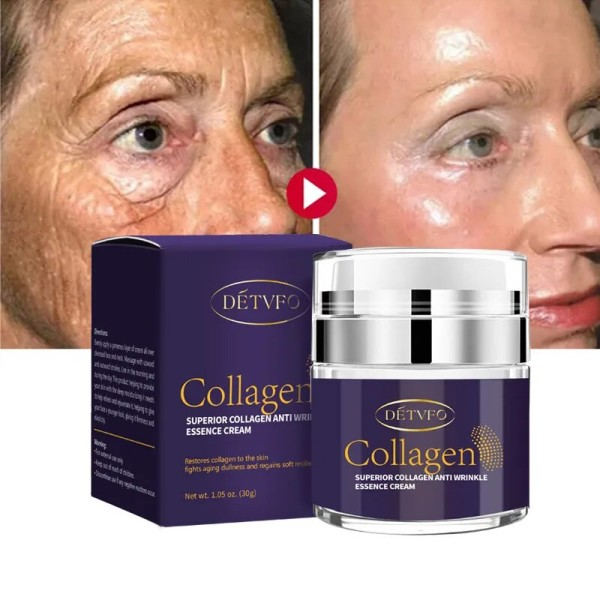 Ansigt creme Collagen ansigtscreme Fugtgivende og forskønnende ansigtsbehandling hudpleje produkt