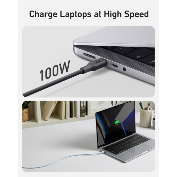 Type C til Type C Kabel Bio Baseret Opladning Kabel USB C til USB C