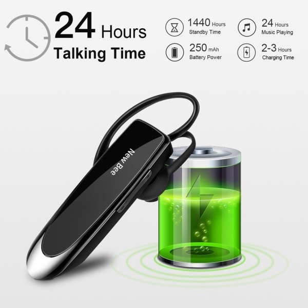 Bluetooth kuulokkeet V5.0 langattomat nappikuulokkeet kuulokkeet mikrofonilla 24h nappikuulokkeet kuuloke