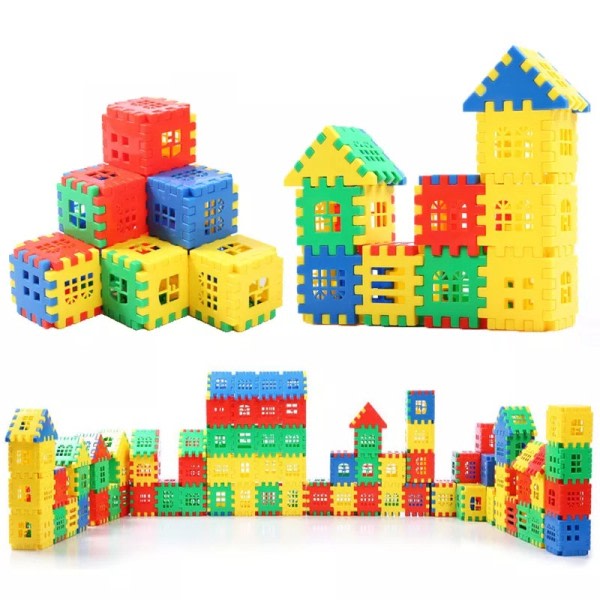 Byggeklodser Baby Paradise Hus stavning puslespil  klodser By Gør-det-selv Kreativ Model Figurer Uddannelsesmæssigt Børn Legetøj