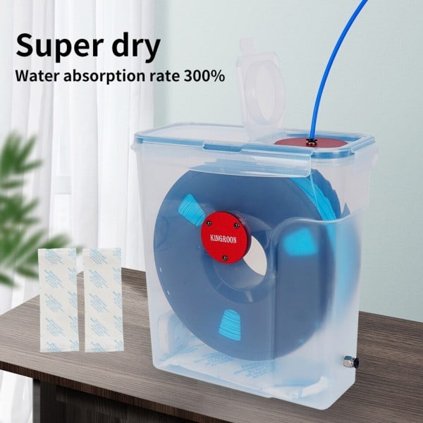 3D Printer Filament Box Kit Filament Dryer Box Filament Oppbevaring Holder for Dry TPU ABS PLA Filament