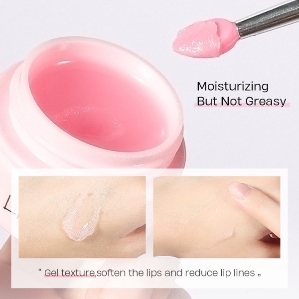Sakura Läpp Sömn Mask Hydraterande Fukt Närande Rynkla Utjämnande Torrhet Läpp Mask