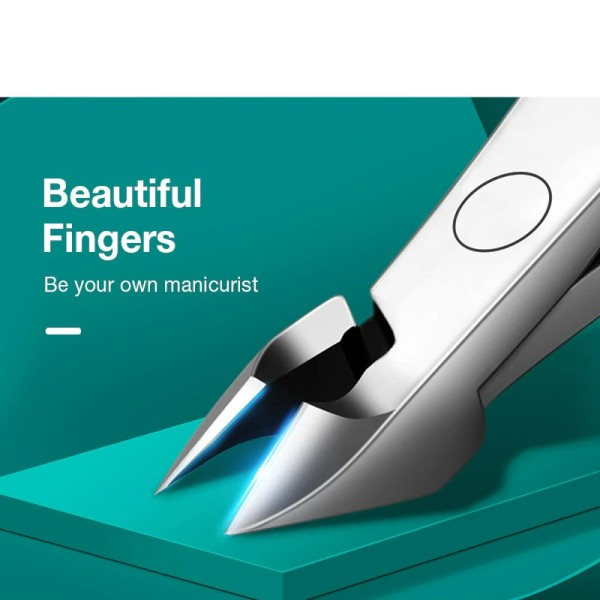 Negle Neglebånd Nipper Manicure Saks Rustfrit Stål Pincet Clipper Død Skin Fjerner Saks