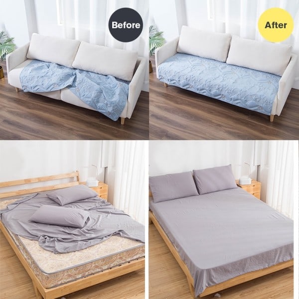 10 stk 6cm seng laken madrass holder sofa pute pledd holder