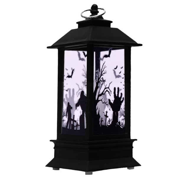 Halloween koristelu Led kynttilät tee valo vintage linna kurpitsa haamu riippuva LED lyhty lamppu
