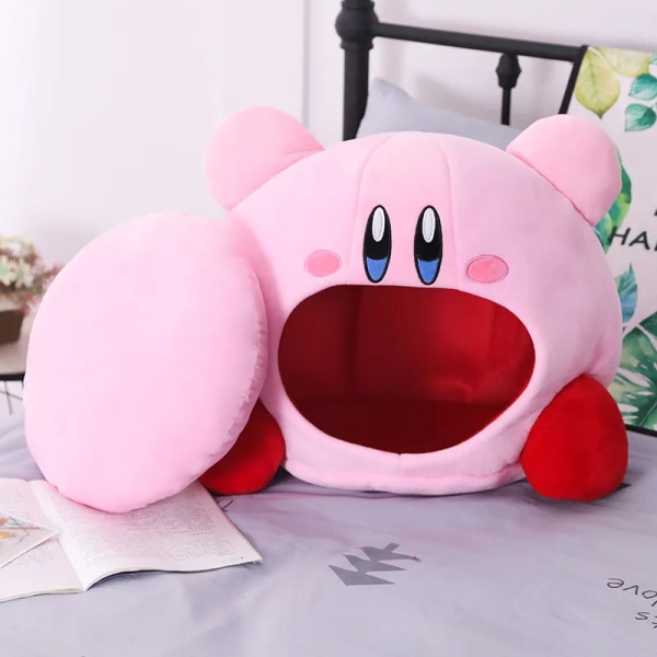 Anime Spil Kirby Peripheral Plysh Dukke Sjov Lur Pude Blød Kæledyr Katte Nest Kawaii Udstoppet Legetøj