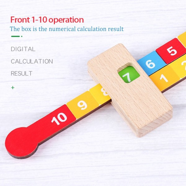 Børn's Matematik Dekomponering Lineal Montessori Tidlig Uddannelse Børnehave Matematik Operationer Digital Opløsning Lineal