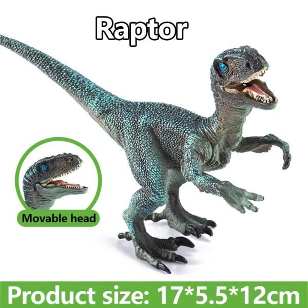 Jurassic World Simulation Dinosaur Toy Solid Velociraptor & Dilophosaurus Boy Toys