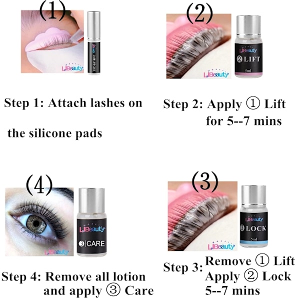 Fast Lash Lift Kit Lash Lift Eyelash Lifting Eyelash Enhancer Calia Set Lashes Perm Complete työkalulla