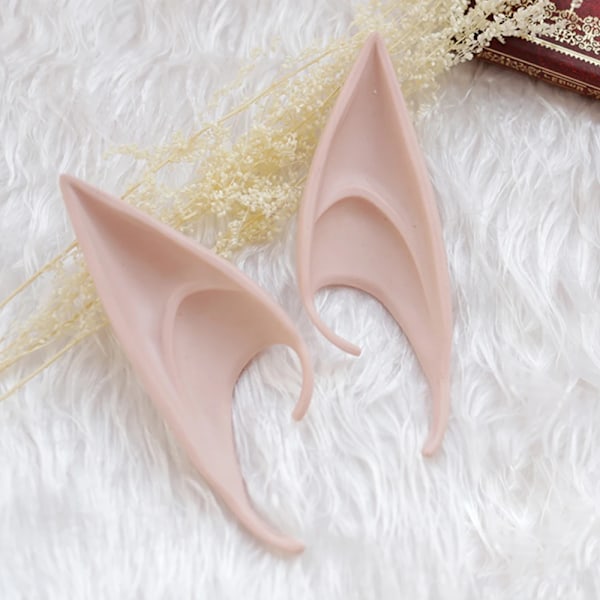 Mystisk Ängel Elf Ears Latex Ears for Fairy Cosplay Dräkt Accessoarer