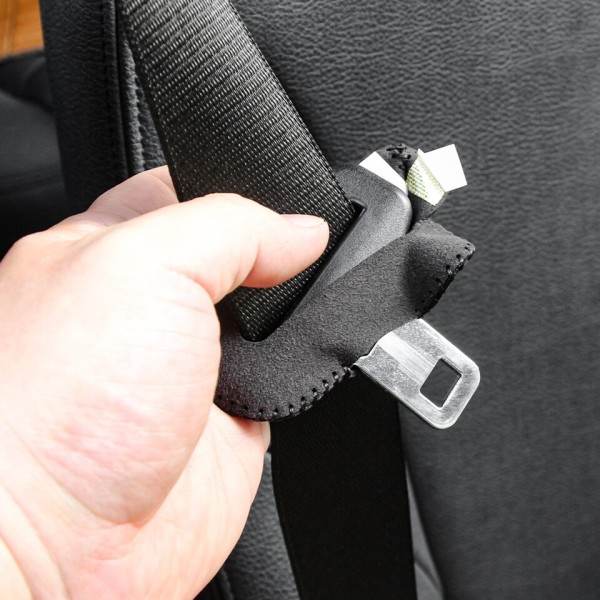 Universal bil sæde sele spænde clips beskytter læder interiør knap etui