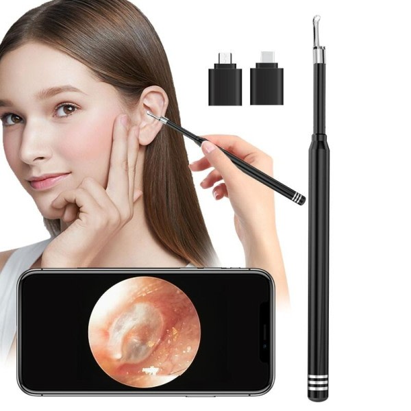 Smart Visual Ear Cleaner Otoscope Otoscope Ear Voks Rengjøring Inspeksjon Kamera Verktøy