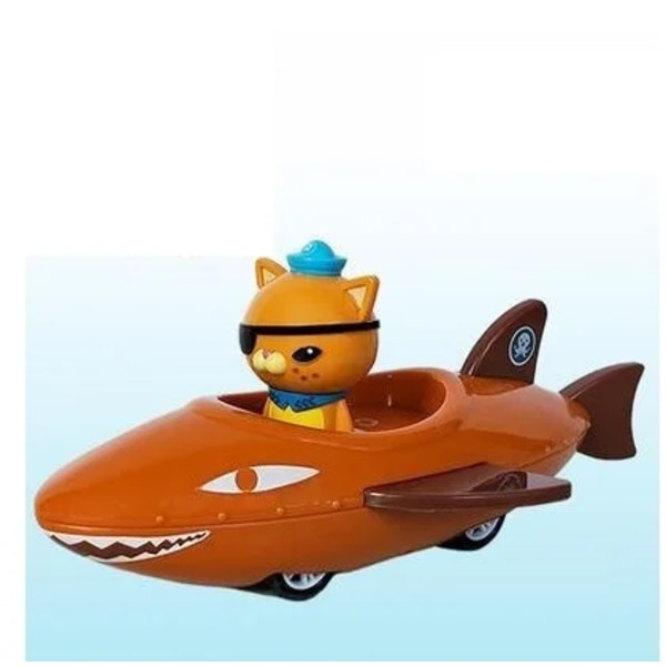 Octonauts GUP Køretøjer Træk tilbage Bil Action Figurer Figuriner Barnacles Børn Legetøj