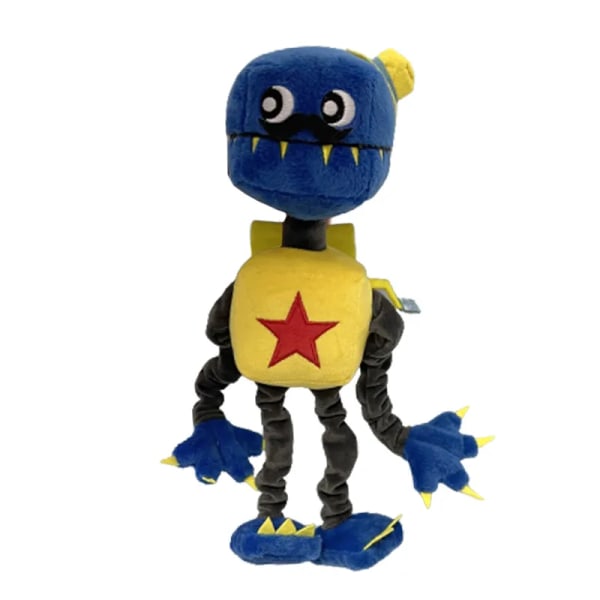 Cartoon Boxy Boo Toy Scary Game Perifer Dukker Rød Robot Fylt Plysj Dukker