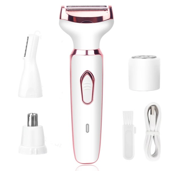 4 i 1 Elektrisk barberkniv til kvinder barbermaskine dame barbermaskine krop hår trimmer