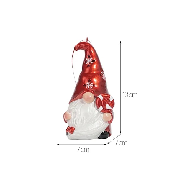 Lightening Dverg Figuriner Jule Tre Anheng Xmas Gnome Drop Ornamenter