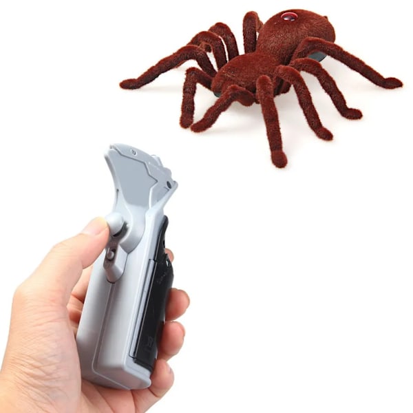Hög kvalitet Halloween Fjärrkontroll 11 2CH Infraröd Realistisk RC Spider leksak