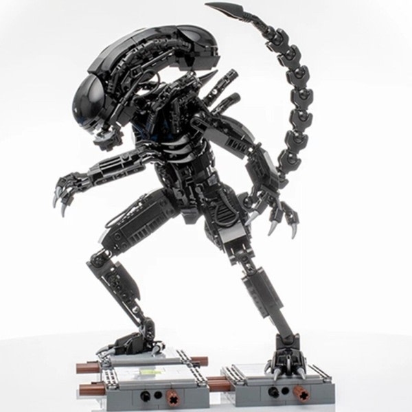 Prometheus Aliens Vs Predator Space Aliens Figur Mech Model Bygning Klodser Klodser Legetøj til barn