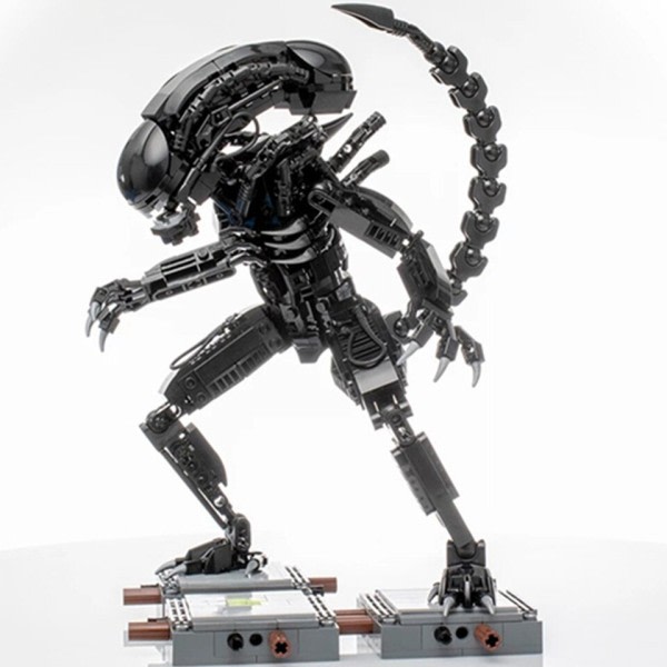 Prometheus Aliens Vs Predator Space Aliens Figuuri Mech malli Rakennus palikoita tiilet lelut lapsille