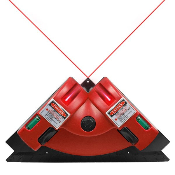Hot Sälj Rätt Vinkel 90 Degree Kvadrat Laser Level Laser Mätningsverktyg
