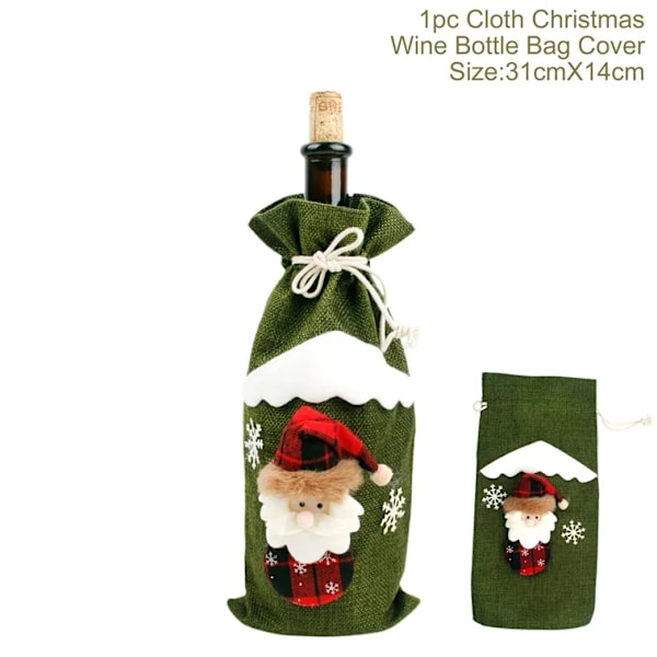 Jul vin flaske cover god jul pynt jule pynt