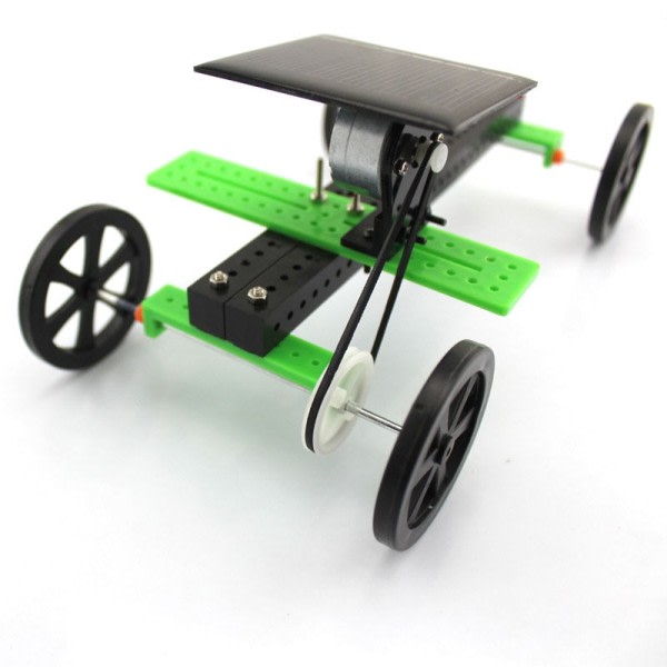 Kids Creative DIY Solar Energy Science Experiment Puszzle Montage Kit Mode Mini Toy