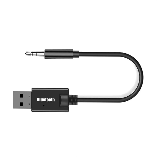 Best kvalitet Bluetooth 5.0 Lyd Mottaker Bil Kit 3.5MM 3.5 Jack AUX Auto Stereo Musikk USB Dongle Trådløs Adapter