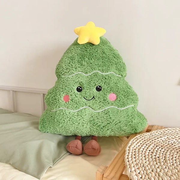 Jul Ginger bröd Plushie Plysch kudde fylld choklad kaka stuga hus inredning kudde