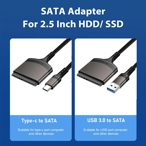 SATA USB 3.0 muunnin tyyppi C SATA sovitin kaapeli