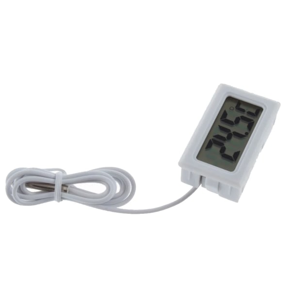Profesjonell Mini LCD Digital Termometer Akvarium Bil Vann Bad Temperature Tester Detektor Monitor Innebygd Temperatur Sensor