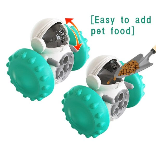 Hunde Puslespill Leker Kjæledyr Mat Interaktiv Tumbler Slow Fôr Hund Leke Snack Godbit Dispenser