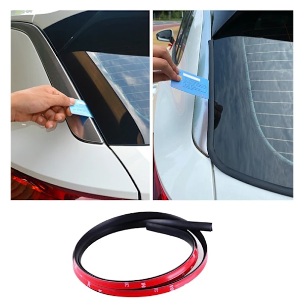 Y Shape Auto Window Gap Protection Bil Sealing Strips Gummi